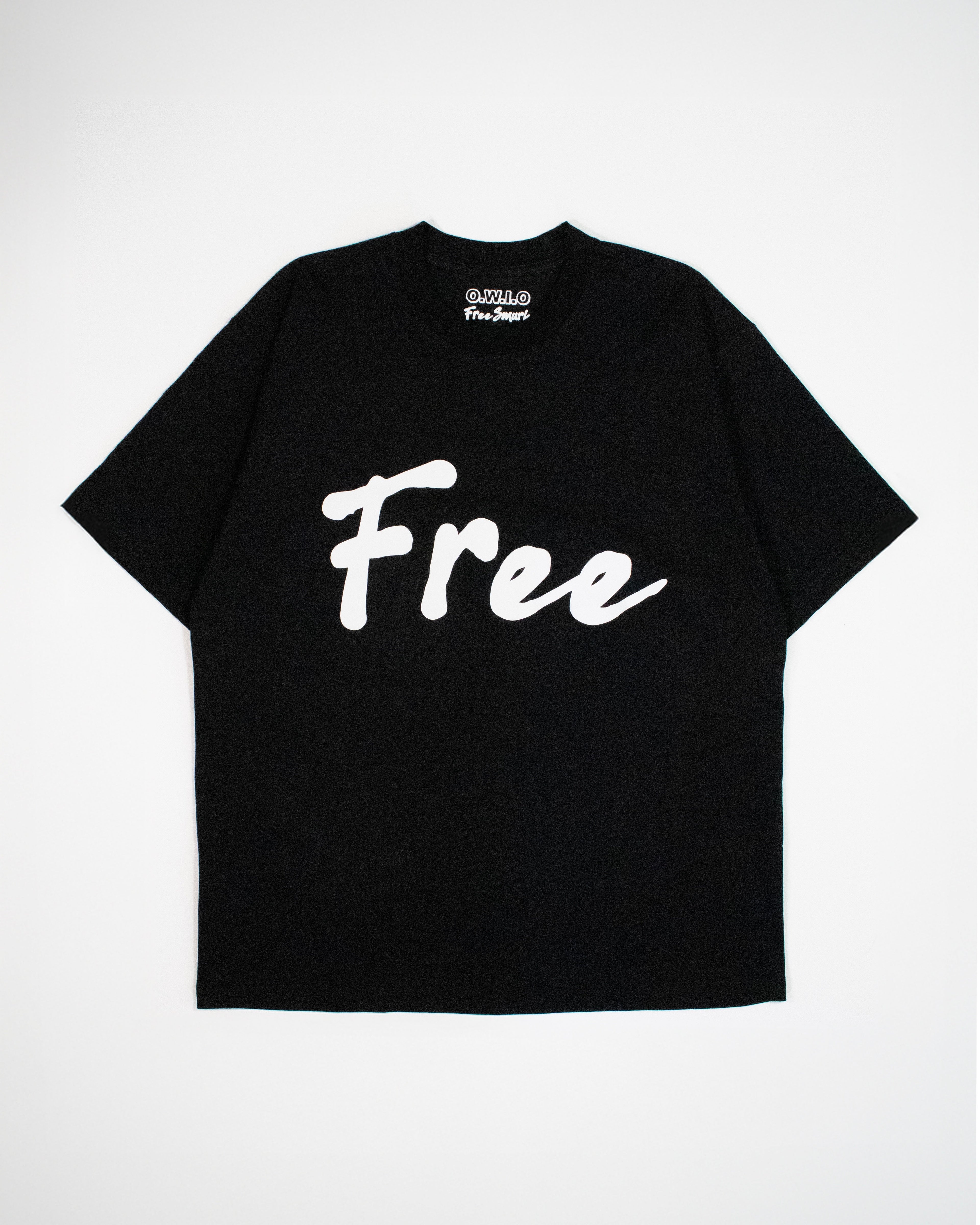 OWIO Free Smurk Black Tee